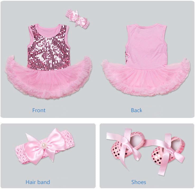 Sequin Romper Tutu