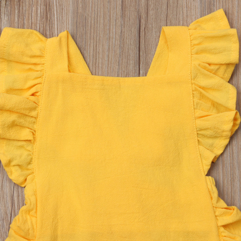 Lilia Romper - Yellow