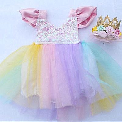 Cotton Candy Tutu Romper