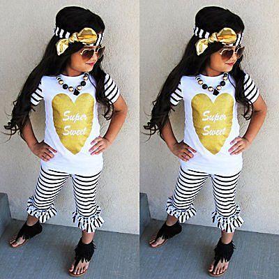 Gold Heart Stripe Pant
