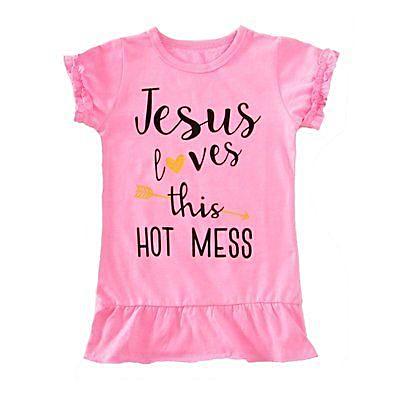 Jesus Loves this HOT mess 2pc set