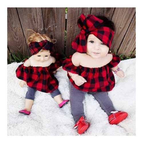 Red Plaid Top