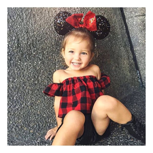Red Plaid Top