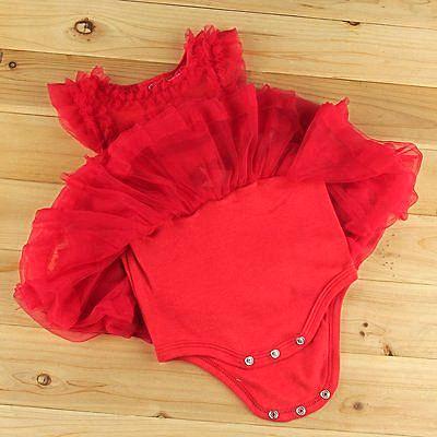 Red Ruffle Romper