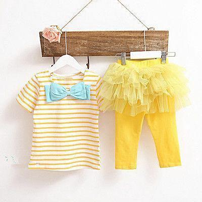 Stripe Tutu Pant Set