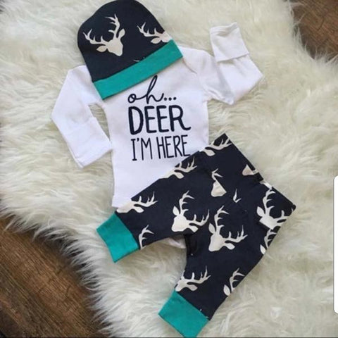 Oh... DEER I'm Here - Baby Boy Set