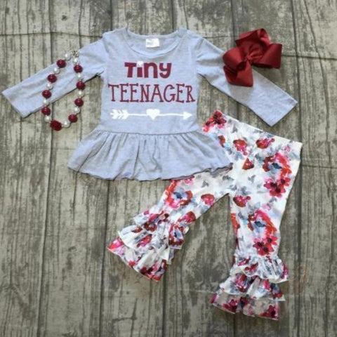 "Tiny Teenager" Pant Set