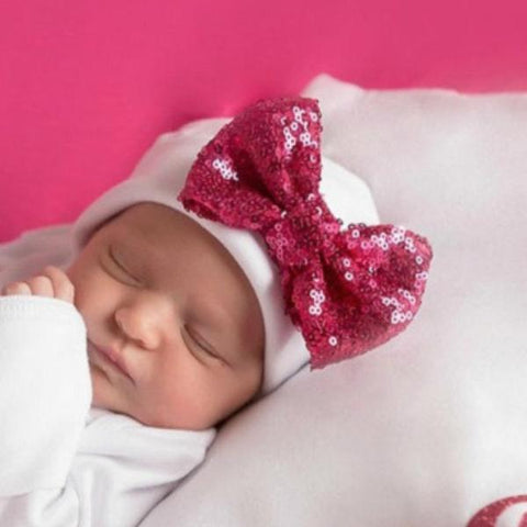 Bow Dazzle Baby Hat