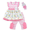 3PC Pink Stripe Set