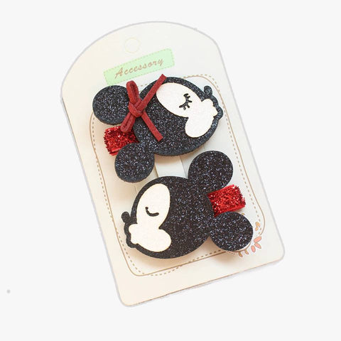 Minnie and Mickey Hair Clip