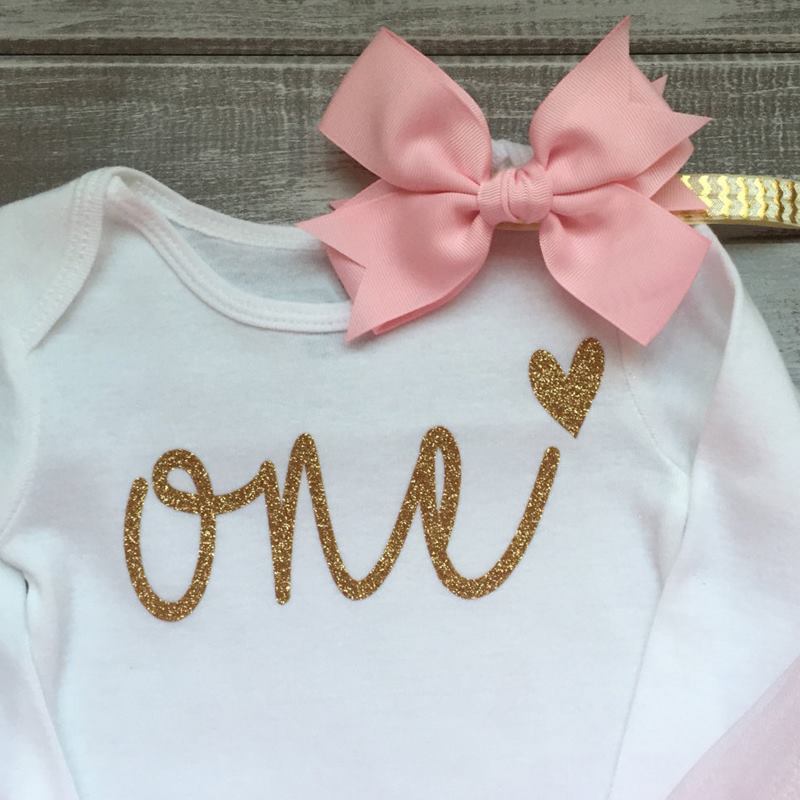 Pink/Gold Birthday Tutu