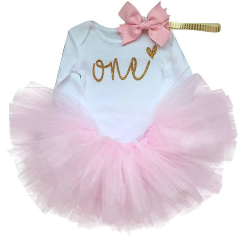 Pink/Gold Birthday Tutu