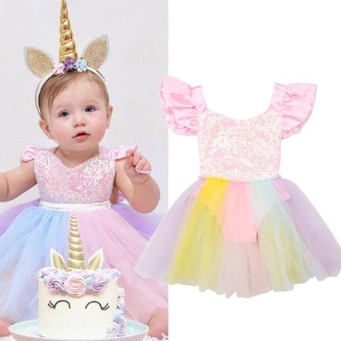 Cotton Candy Tutu Romper