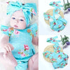 Blue Floral Baby Romper