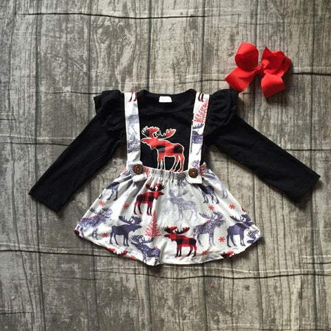 Moose Ruffle Dress