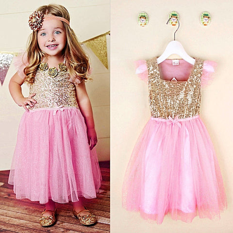 Gold Sequin Princess