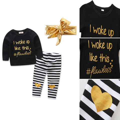 "I Woke Up Like This" Pant Set