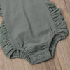 Lilia Romper - Olive Green