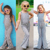 Bell Bottom Stripe Overalls