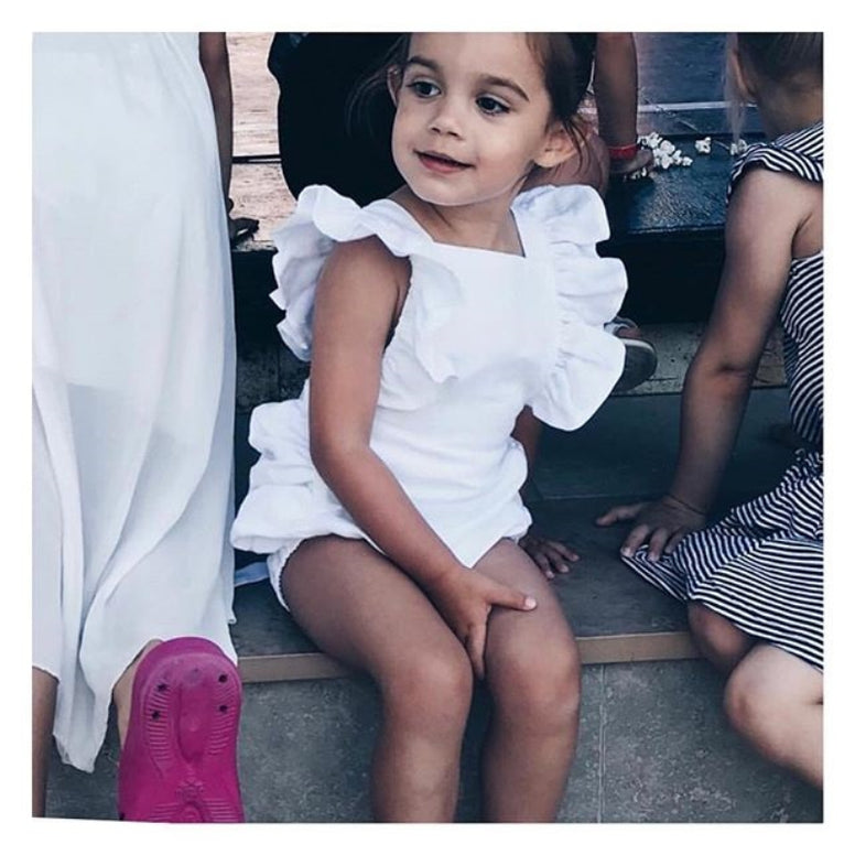 Lilia Romper - White