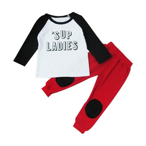 "Sup Ladies" Boys Pant Set