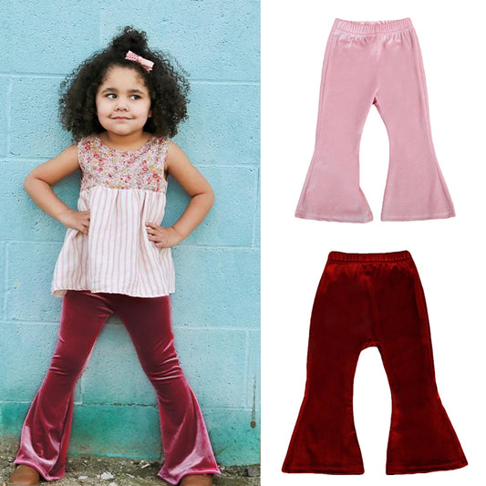 Halo Bell Bottoms - Maroon