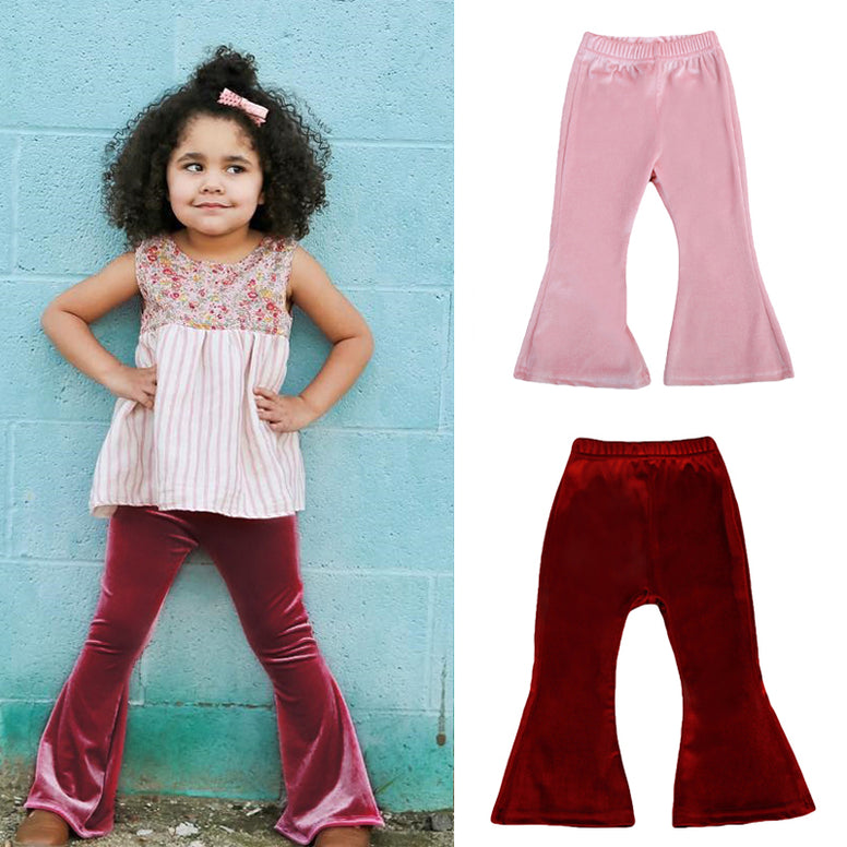 Halo Bell Bottoms - Maroon