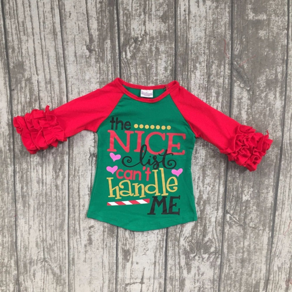 "The Nice List Can't Handle Me" Shirt