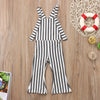 Bell Bottom Stripe Overalls