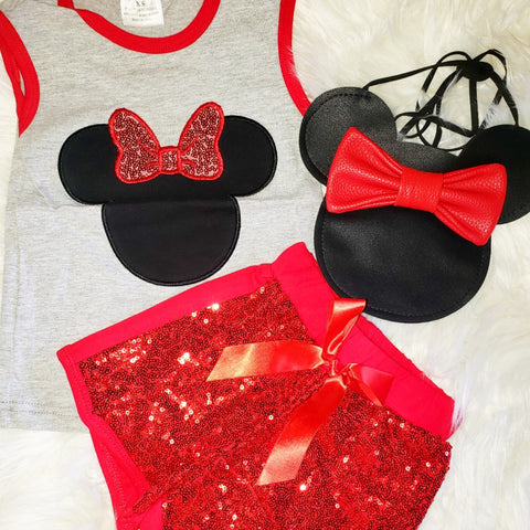 Sequin Minnie Mouse