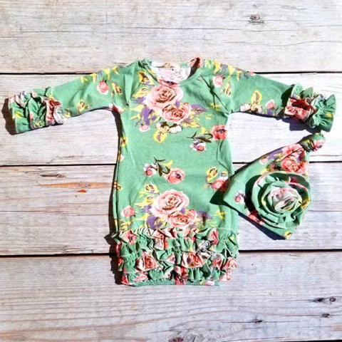 Lillian Floral Baby Nightgown