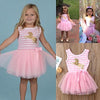Pink Stripe Unicorn Tutu