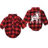 "You Are Dearly Loved" Plaid Romper