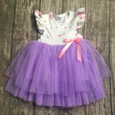 Purple Sweetheart Tutu Dress