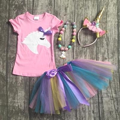 Rainbow Unicorn Shirt/Tutu