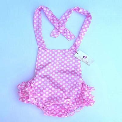 Silky Polka Dot Romper