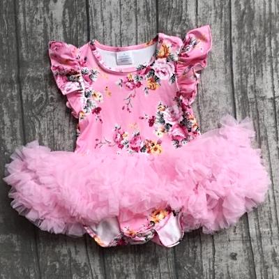 Summer Floral Tutu Romper