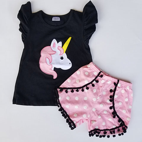 Unicorn Polka 2PC Set