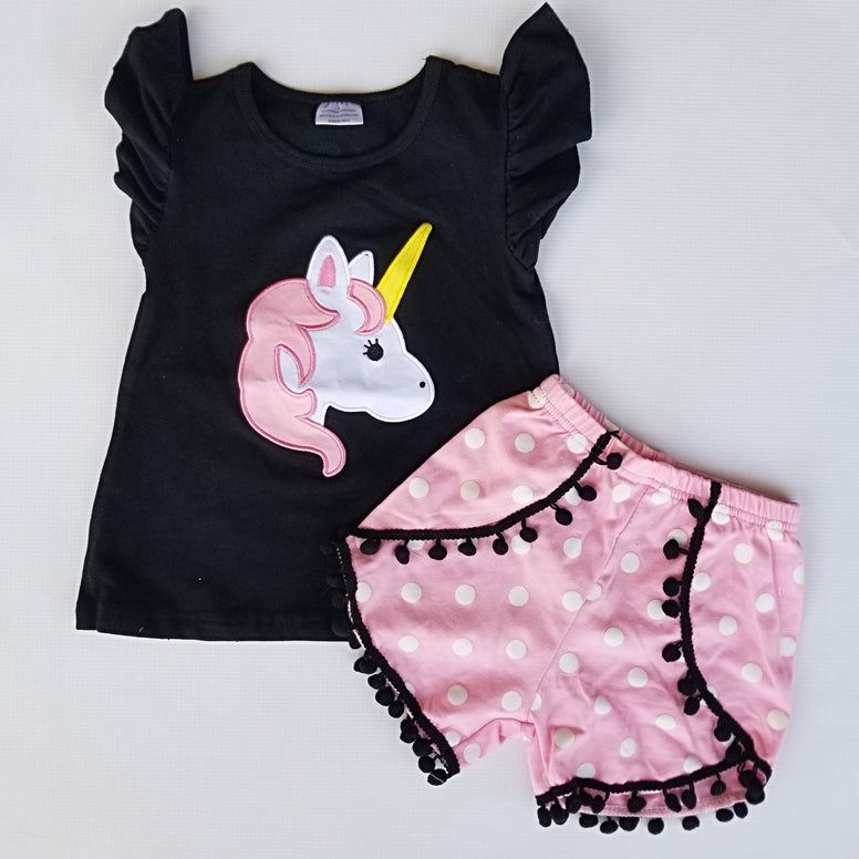 Unicorn Polka 2PC Set