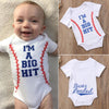 "I'm A Big Hit" Boy Romper