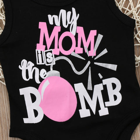 "My Mom Is The BOMB" Romper