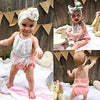 Boho Peach Romper