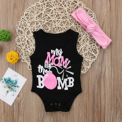 "My Mom Is The BOMB" Romper