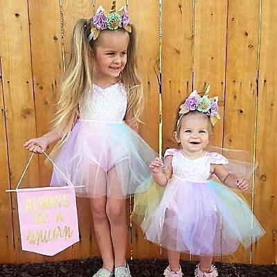 Cotton Candy Tutu Romper