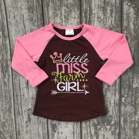 "Little Miss Farm Girl" Shirt