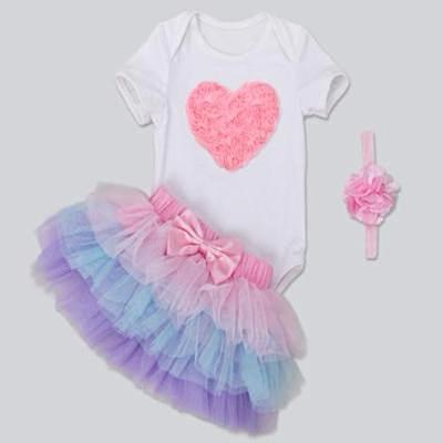Pink Heart Romper