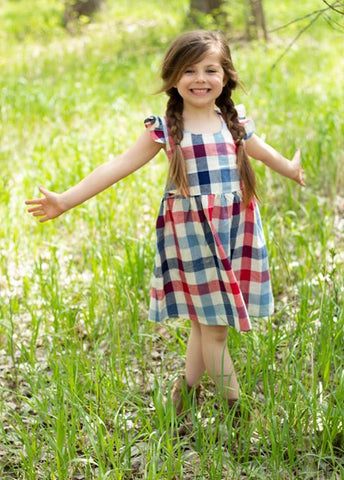 Country Girl Plaid Dress