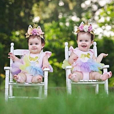 Rainbow Unicorn Romper