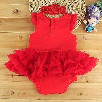 Red Ruffle Romper