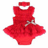 Red Ruffle Romper
